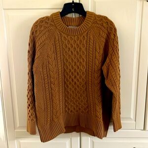 Cable sweater